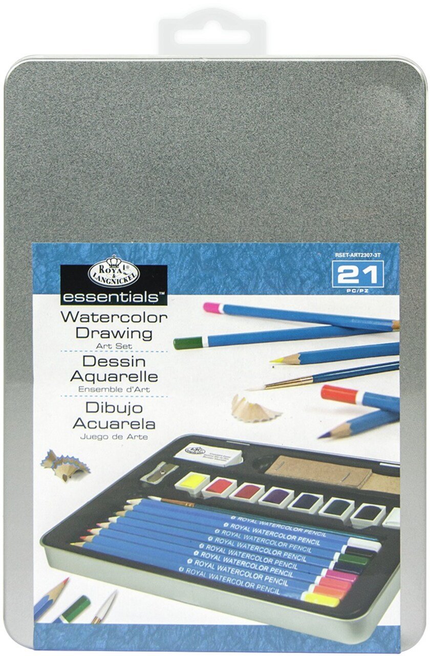 Royal & Langnickel(R) Watercolor Pencil Art Tin-Assorted Colors
